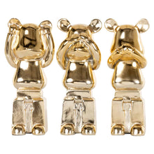 画像をギャラリービューアに読み込む, ゴールドベアセット|Decorative object Berna set of 3 (Gold)