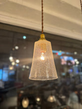 画像をギャラリービューアに読み込む, 安土草多 吹きガラス ペンダントライト 〈八角ロング泡〉 L14A