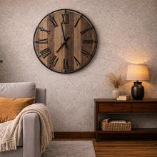 画像をギャラリービューアに読み込む, ウッドメタルクロック|CLOCK BOIS METAL