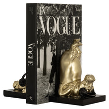 画像をギャラリービューアに読み込む, カバのブックエンド(ポリレジン樹脂製)|Books standard Hippo