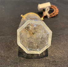 画像をギャラリービューアに読み込む, 安土草多 八角ガラスペンダント|細筒瓶型・クラック仕上げ L8C