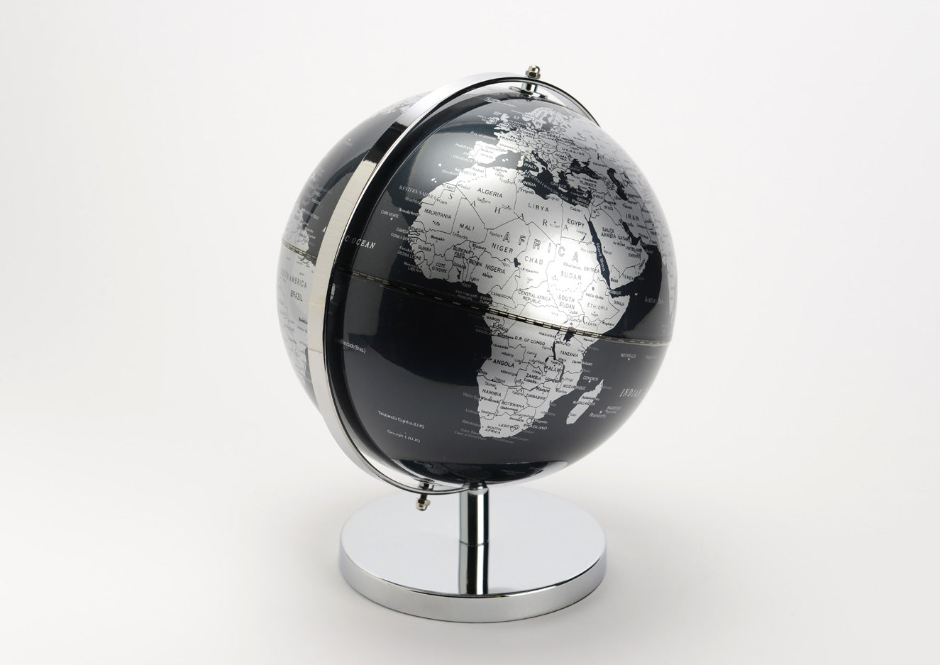 GLOBE MONDE NOIR/SILVER