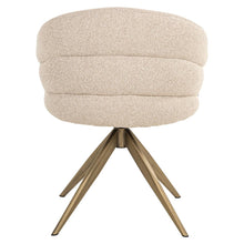 画像をギャラリービューアに読み込む, 回るダイニングチェア｜Swivel chair Zendaya biscotti fire retardant
