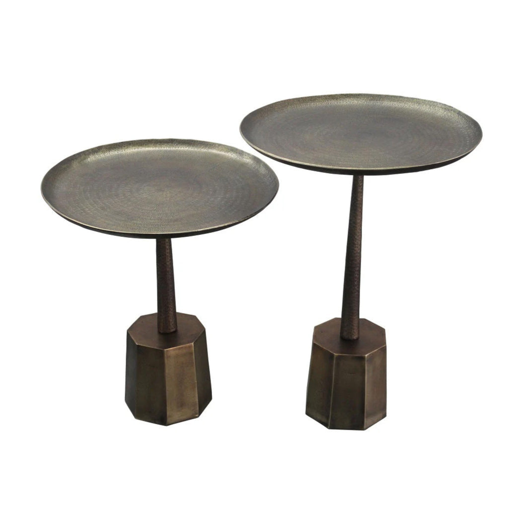 ラウンドサイドテーブル 2点セット｜S/2 SIDE TABLE V.GOLD