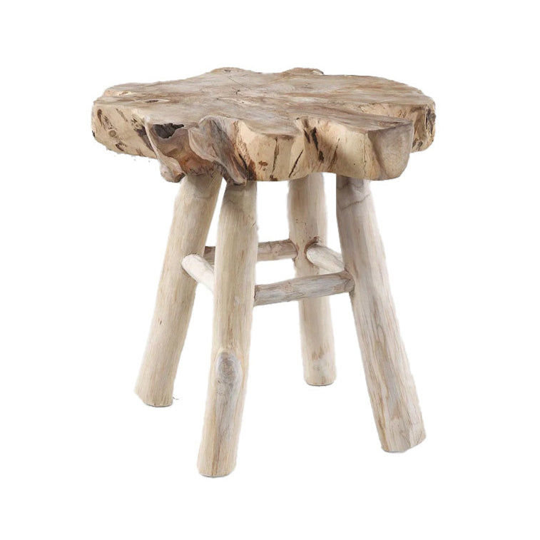 チーク天然木のスツール｜STOOL TEAK 'JAVA'