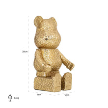 画像をギャラリービューアに読み込む, Deco object sitting Bear gold
