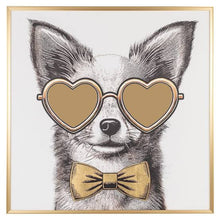 画像をギャラリービューアに読み込む, ドッグアート｜Wall art Bodhy (Black/gold)
