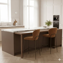 画像をギャラリービューアに読み込む, モダンカウンターチェア｜Counter stool Odarby cognac fusion
